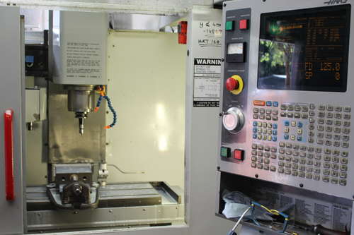 Haas machining centre
